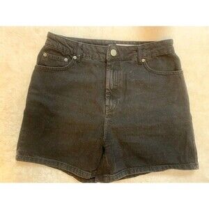 Asos Denim Size US 10 Womens Black Shorts 4.5 Inseam